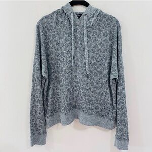 Rails | Revolve 🩶 Murray Sweatshirt in Melange Grey Leopard, Size Large